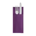 Serviette pochette TNT 40x40cm Amethyste